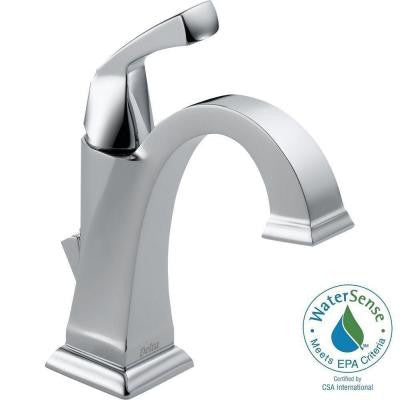 Dryden Single Hole Single-Handle Bathroom Faucet in Chrome
