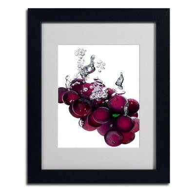 11 in. x 14 in. Grapes Splash II Framed Matted Art