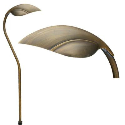 12-Volt Low-Voltage Die-Cast Brass Antique Bronze G4 Landscape Lighting Path Light