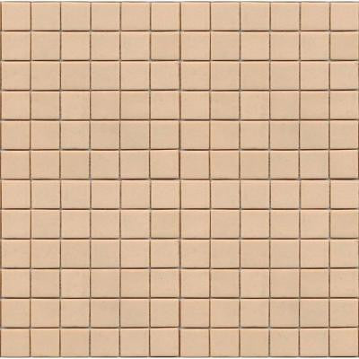 Coffeez Latte-1101 Mosaic Recycled Glass 12 in. x 12 in. Mesh Mounted Floor & Wall Tile (5 sq. ft. / case)