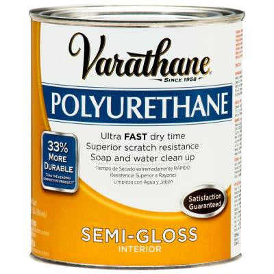 1-qt. Amber Semi-Gloss Interior Polyurethane (2-Pack)