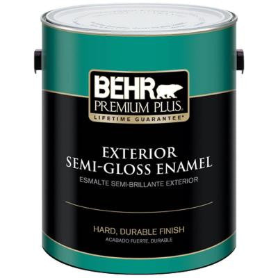1-gal. Ultra Pure White Semi-Gloss Enamel Exterior Paint