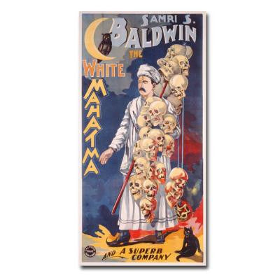16 in. x 32 in. Samri S.Baldwing the Whie Mahatma 1888 Canvas Art