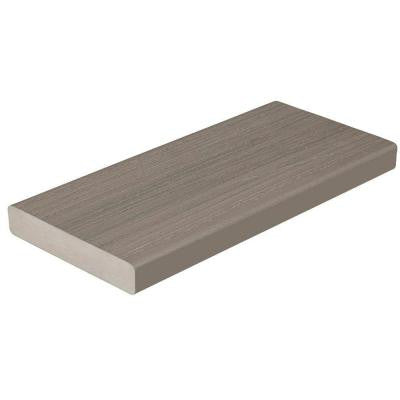 Paramount 1 in. x 5-4/9 in. x 20 ft. Sandstone Square Edge Capped Cellular PVC Decking Board (10-Pack)
