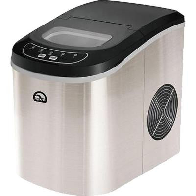 26 lb. Freestanding Ice Maker in Stainless Steel