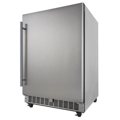 Professional 5.5 cu. ft. Outdoor Rated Mini Refrigerator in Stainless Steel