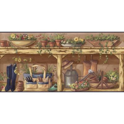 10.25 in. x 15 ft. Earth Tone Gardening Border