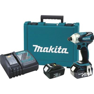 18-Volt LXT Lithium-Ion Brushless 1/4 in. Cordless 3-Speed Impact Driver Kit