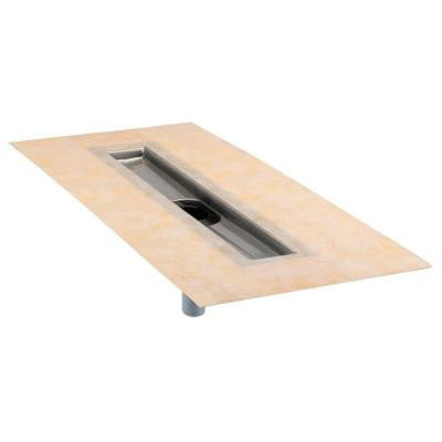 Kerdi-Line 28 in. Stainless Steel Bonding Flange