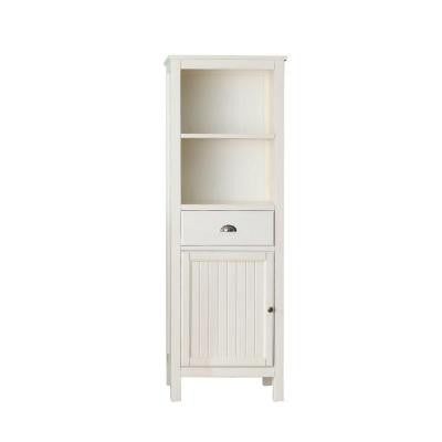 Hamilton 22 in. W Linen Tower in French White