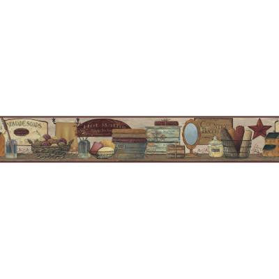 6 in. Country Bath Border