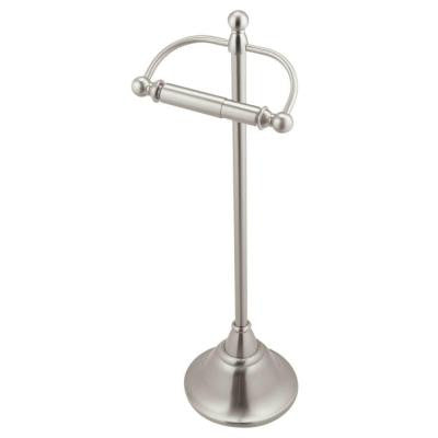 Sage Freestanding Toilet Paper Holder in Spot Resist Brushed Nickel