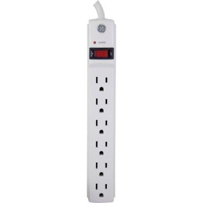 6-Outlet Surge Protector Twin Pack with 3 ft. Cord - White