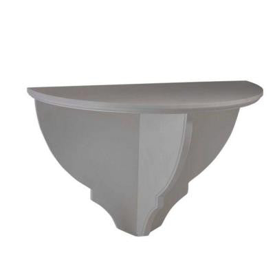 Solutions 16.5 in. H x 24.75 in. W Cement Gray Wall Decorative Shelf