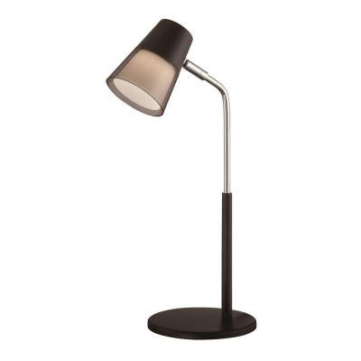 Francisco 20 in. Black Desk Lamp