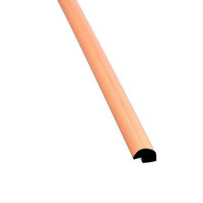 24 in. Copper Steel Peel and Stick Decorative Wall Tile Trim
