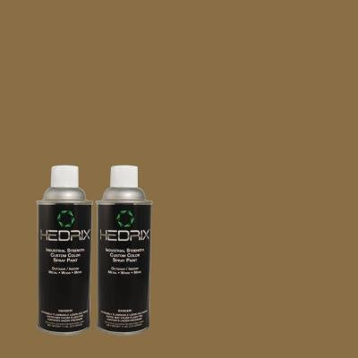 11 oz. Match of 750D-6 Lemon Pepper Semi-Gloss Custom Spray Paint (2-Pack)