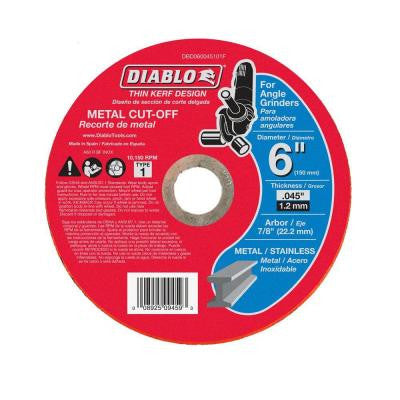 6 in. x 0.045 x 7/8 in. Thin Kerf Metal Cut-Off Disc