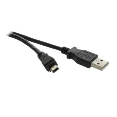 15 ft. Hi-Speed USB 2.0 A Male to Mini B Cable with Lifetime Warranty (5-Pack)