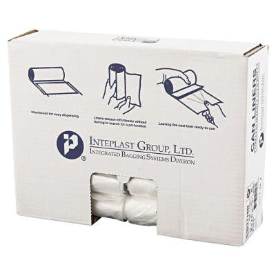 30 gal. Clear High-Density Can Liner (25-Rolls)