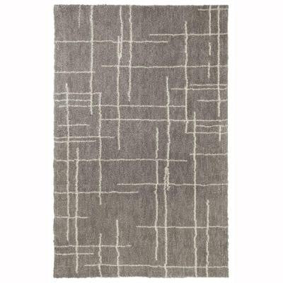Linus Grey 5 ft. x 8 ft. Area Rug