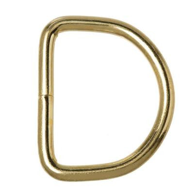 1-5/16 in. Brass D-Ring