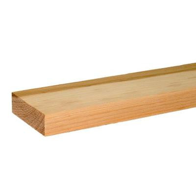 1 in. x 3 in. x 6 ft. S4S Hickory Board
