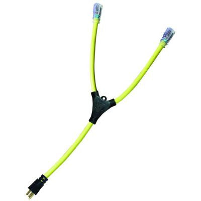 2 ft. 12/3 Heavy-Duty STW Y-Adapter