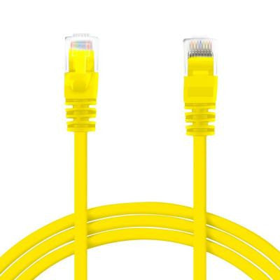 14 ft. Cat5e RJ45 Ethernet LAN Network Patch Cable - Yellow (8-Pack)