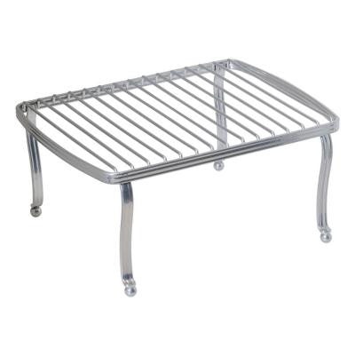 Silver York Lyra Rectangular Shelf