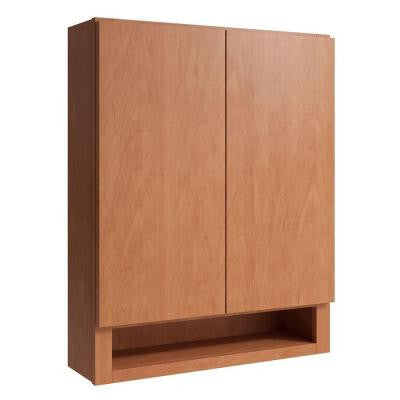 Fiske 24 in. W x 30 in. H Vanity Wall Boutique in Caramel