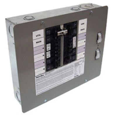 50-Amp 12,500-Watt Indoor Manual Transfer Switch for 12-16 Circuits