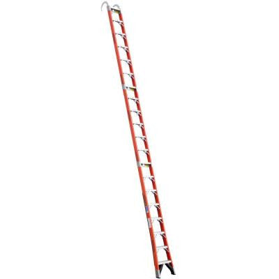 20 ft. Fiberglass Straight Posting Ladder with 300 lb. Load Capacity Type IA Duty Rating