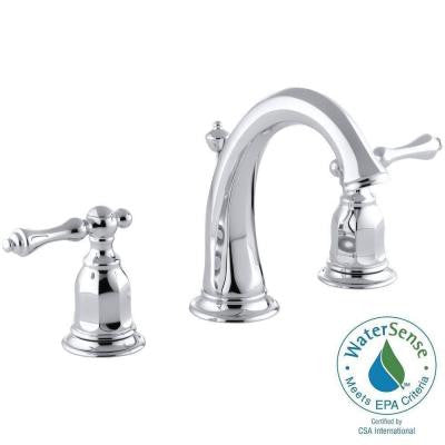 Kelston 8 in. Widespread 2-Handle Low-Arc Bathroom Faucet in Polished Chrome