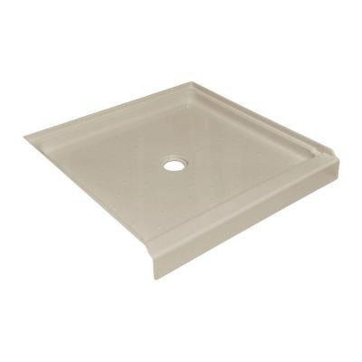 Elite 36 in. x 36 in. Single Threshold Shower Base in Almond