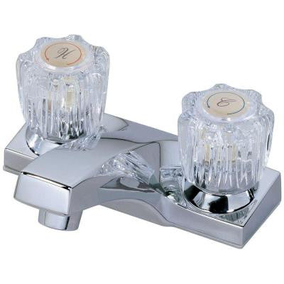 4 in. Centerset 2-Handle Bathroom Faucet in Chrome