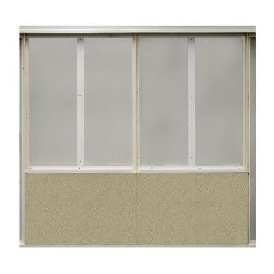 20 sq. ft. Angora Fabric Covered Bottom Kit Wall Panel