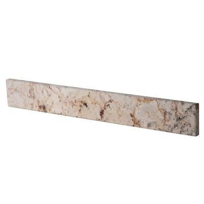 20.5 in. Stone Effects Sidesplash in Rustic Gold