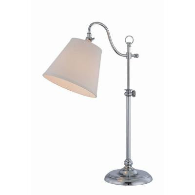 26 in. Chrome Desk Lamp