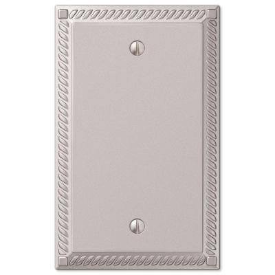 Georgian 1 Blank Wall Plate - Nickel