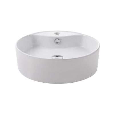 Vessel Sink in White