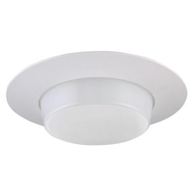 6 in. Recessed Line Voltage Shower Trim Drop Opal Plastic Ring