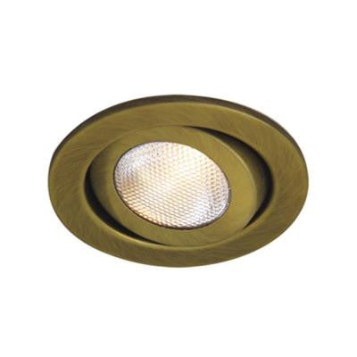 500 Series 4 in. Antique Brass Recessed Halogen Light Fixture Kit