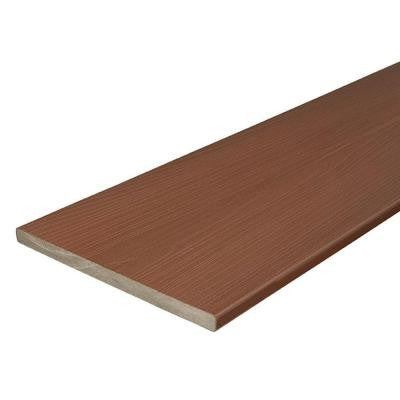 Horizon 3/4 in. x 11-1/4 in. x 12 ft. Rosewood Capped Fascia Composite Decking Board (10-Pack)