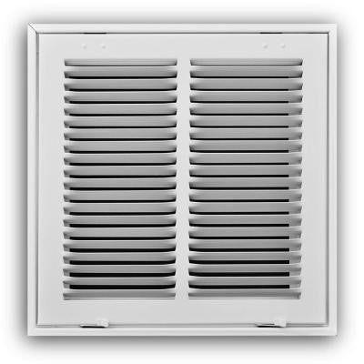 16 in. x 16 in. Steel White Return Air Filter Grille
