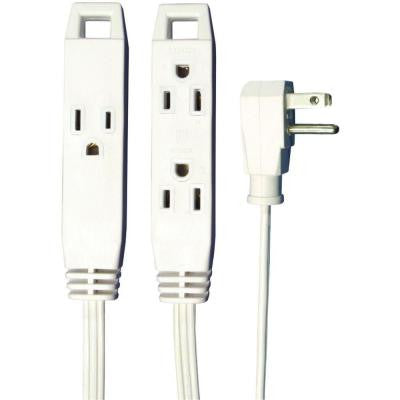 8 ft. 3-Outlet Indoor Extension Cord