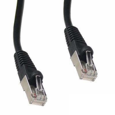 7 ft. Cat5e Snagless Shielded (STP) Network Patch Cable - Black