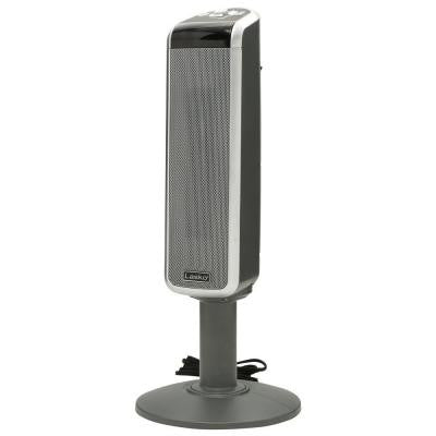 29 in. 1500-Watt Ceramic Pedestal Heater with Digital Remote Control