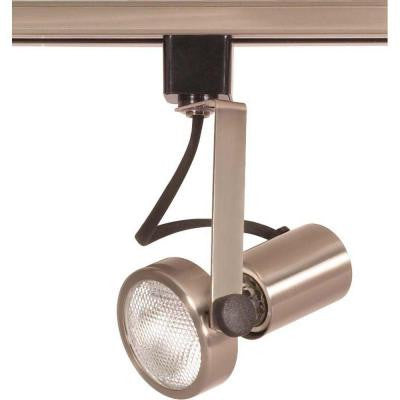 1-Light PAR20 Brushed Nickel Gimbal Ring Track Lighting Head