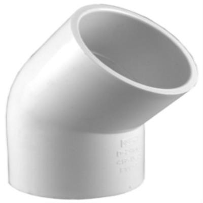 1-1/4 in. PVC Sch. 40 45-Degree S x S Elbow